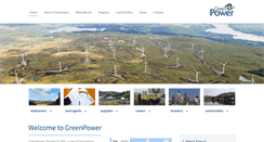 Desktop Screenshot of greenpowerinternational.com